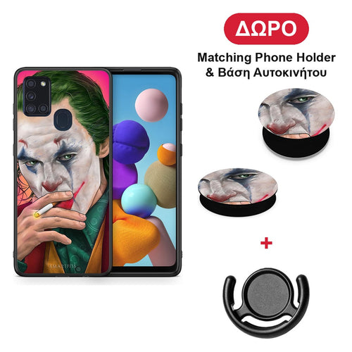 PopArt JokesOnU - Samsung Galaxy A21s θήκη + Δώρο Phone Holder & Βάση Αυτοκινήτου