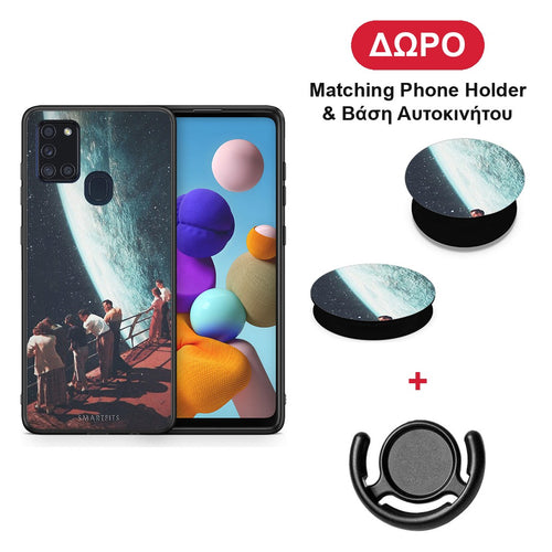 Surreal View - Samsung Galaxy A21s θήκη + Δώρο Phone Holder & Βάση Αυτοκινήτου