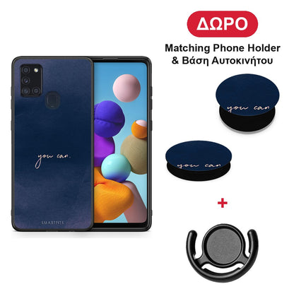 You Can - Samsung Galaxy A21s θήκη + Δώρο Phone Holder & Βάση Αυτοκινήτου