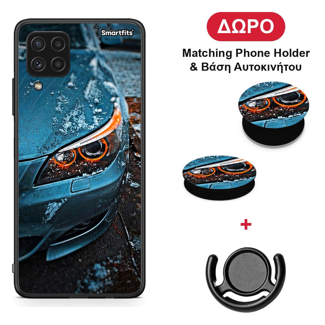 Bmw E60 - Samsung Galaxy A22 4G θήκη + Δώρο Phone Holder & Βάση Αυτοκινήτου
