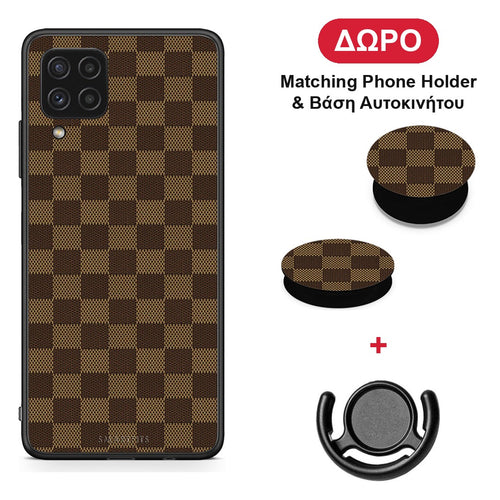 Designer Glamour - Samsung Galaxy A22 4G θήκη + Δώρο Phone Holder & Βάση Αυτοκινήτου