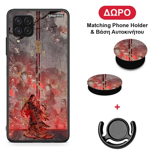 Nezuko Kamado - Samsung Galaxy A22 4G θήκη + Δώρο Phone Holder & Βάση Αυτοκινήτου