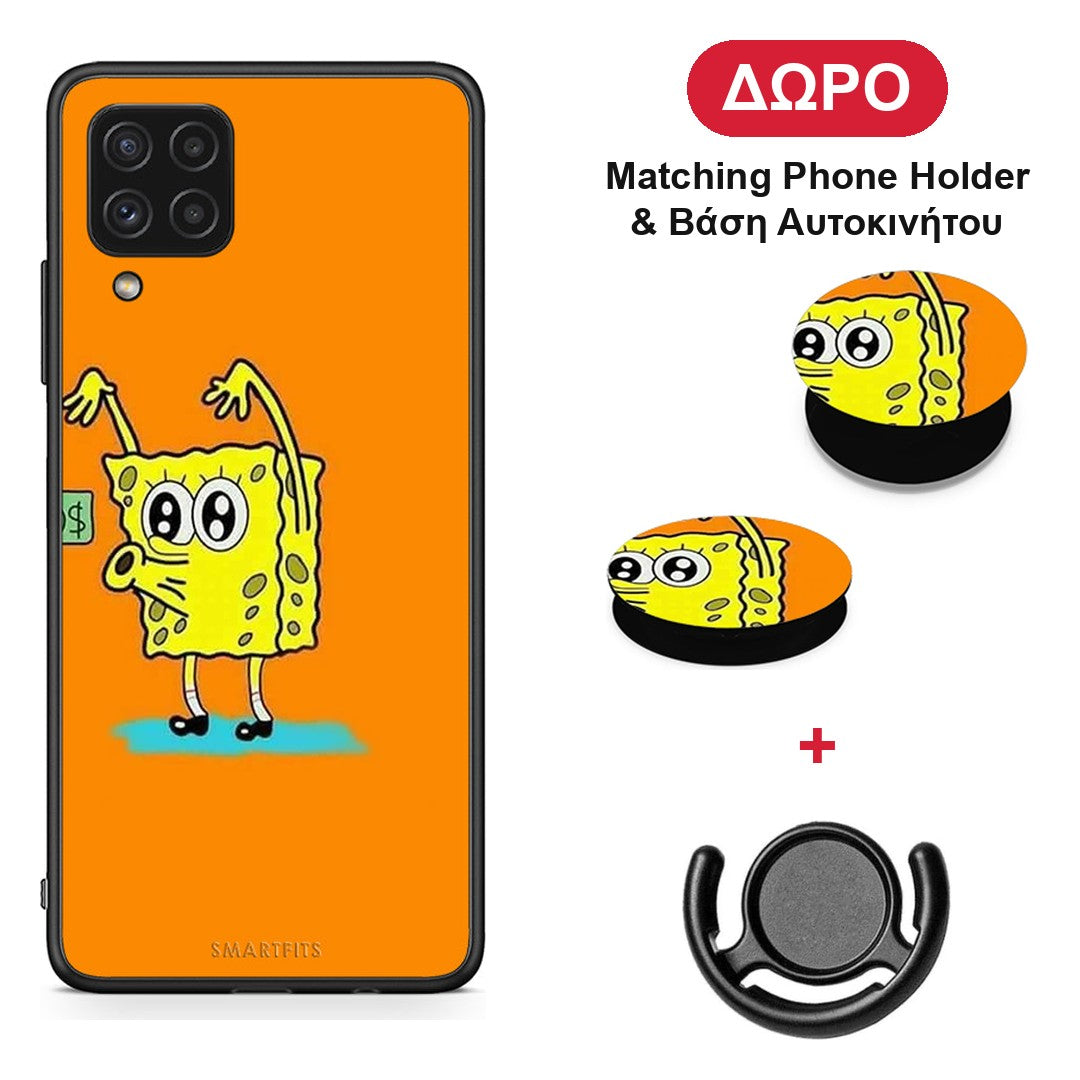 No Money 2 - Samsung Galaxy A22 4G θήκη + Δώρο Phone Holder & Βάση Αυτοκινήτου