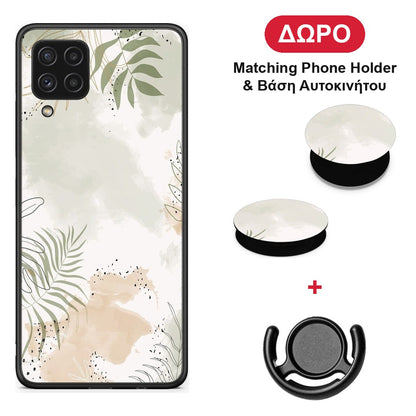 Nude Plants - Samsung Galaxy A22 4G θήκη + Δώρο Phone Holder & Βάση Αυτοκινήτου