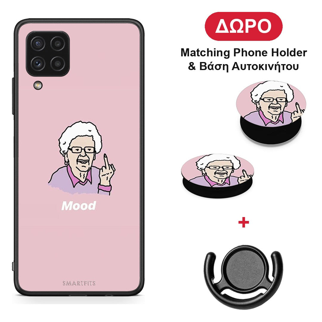 PopArt Mood - Samsung Galaxy A22 4G θήκη + Δώρο Phone Holder & Βάση Αυτοκινήτου