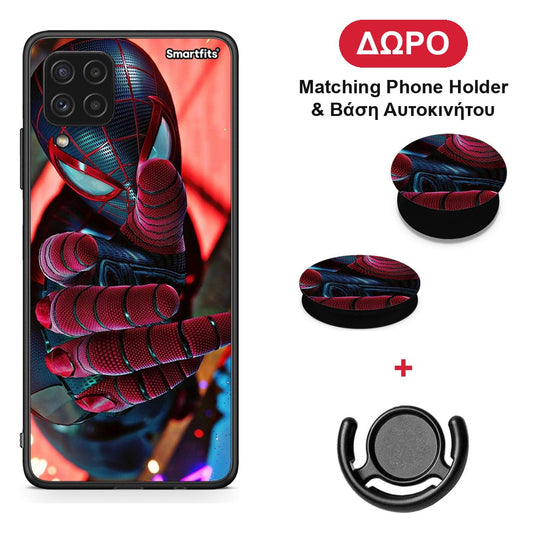 Spider Hand - Samsung Galaxy A22 4G θήκη + Δώρο Phone Holder & Βάση Αυτοκινήτου