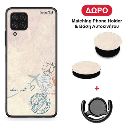 Where Next - Samsung Galaxy A22 4G θήκη + Δώρο Phone Holder & Βάση Αυτοκινήτου