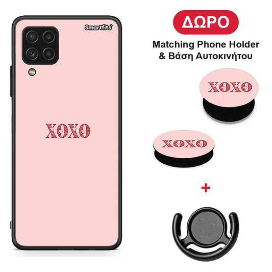 XOXO Love - Samsung Galaxy A22 4G θήκη + Δώρο Phone Holder & Βάση Αυτοκινήτου