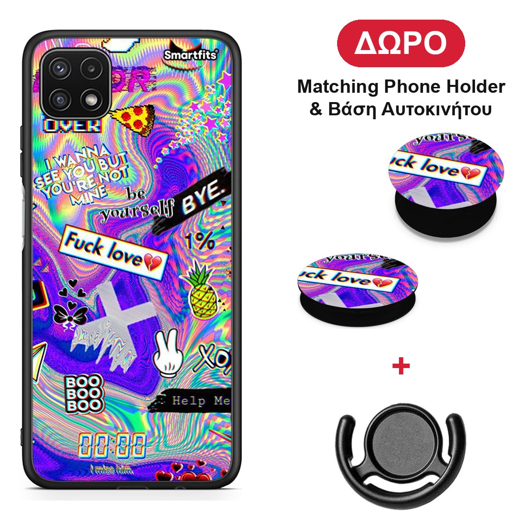Game Over - Samsung Galaxy A22 5G θήκη + Δώρο Phone Holder & Βάση Αυτοκινήτου