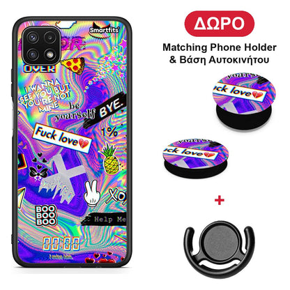 Game Over - Samsung Galaxy A22 5G θήκη + Δώρο Phone Holder & Βάση Αυτοκινήτου