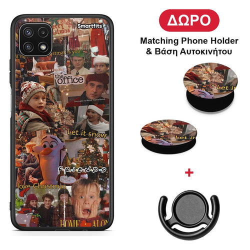 Xmas Wishes - Samsung Galaxy A22 5G θήκη + Δώρο Phone Holder & Βάση Αυτοκινήτου