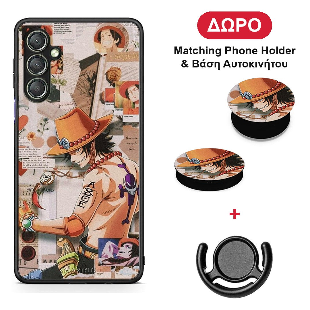 Anime Collage - Samsung Galaxy A24 4G θήκη + Δώρο Phone Holder & Βάση Αυτοκινήτου