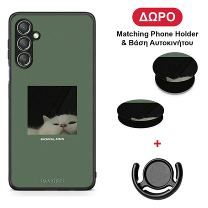 Bitch Surprise - Samsung Galaxy A24 4G θήκη + Δώρο Phone Holder & Βάση Αυτοκινήτου
