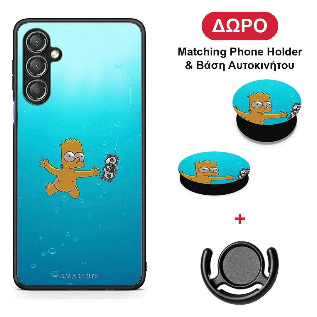 Chasing Money - Samsung Galaxy A24 4G θήκη + Δώρο Phone Holder & Βάση Αυτοκινήτου