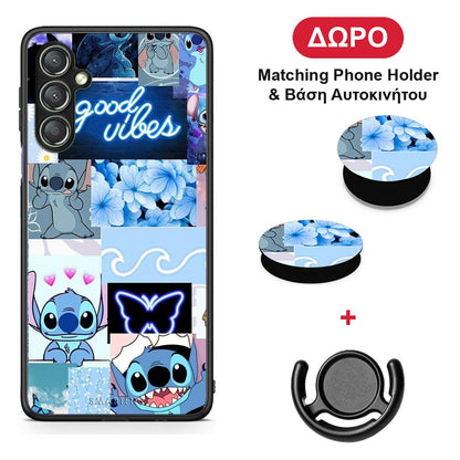 Collage Good Vibes - Samsung Galaxy A24 4G θήκη + Δώρο Phone Holder & Βάση Αυτοκινήτου