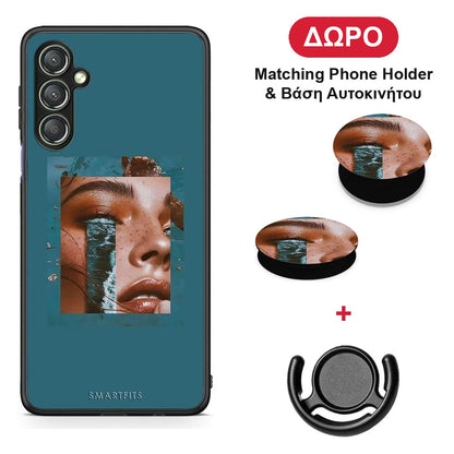 Cry An Ocean - Samsung Galaxy A24 4G θήκη + Δώρο Phone Holder & Βάση Αυτοκινήτου