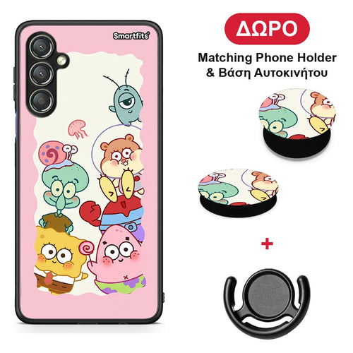 Cute Companion - Samsung Galaxy A24 4G θήκη + Δώρο Phone Holder & Βάση Αυτοκινήτου