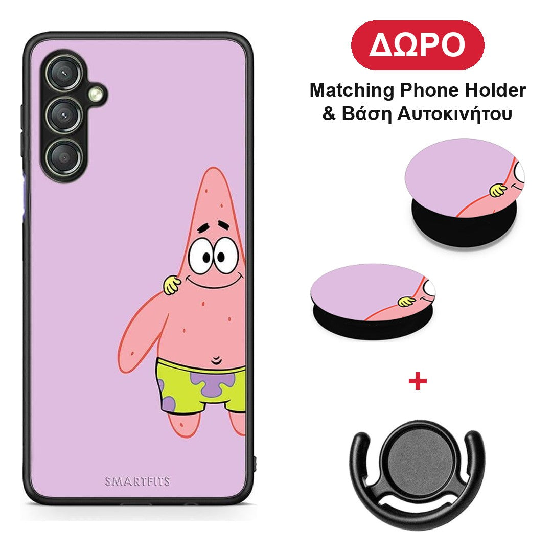 Friends Patrick - Samsung Galaxy A24 4G θήκη + Δώρο Phone Holder & Βάση Αυτοκινήτου