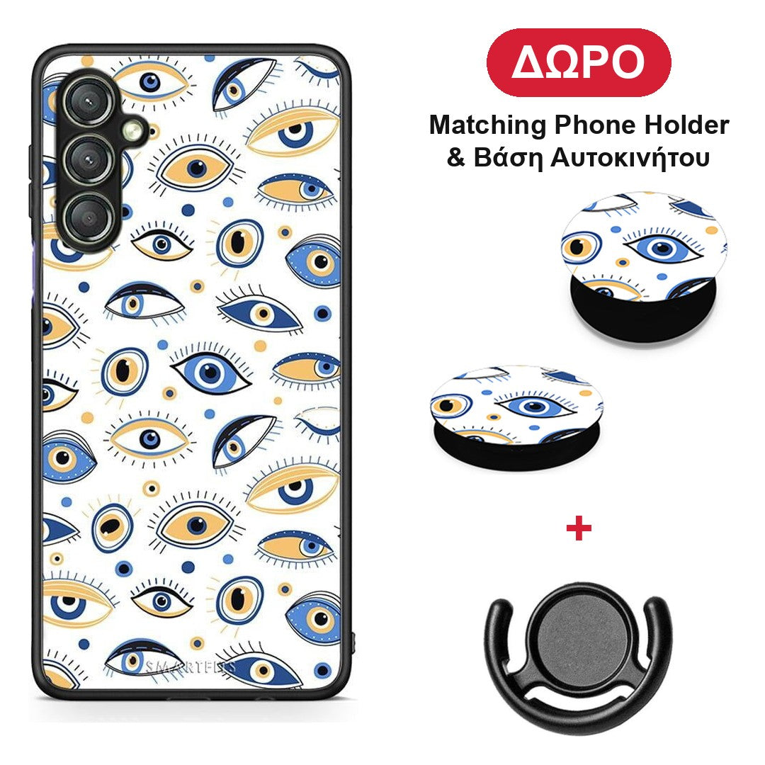 Ftou Ftou - Samsung Galaxy A24 4G θήκη + Δώρο Phone Holder & Βάση Αυτοκινήτου
