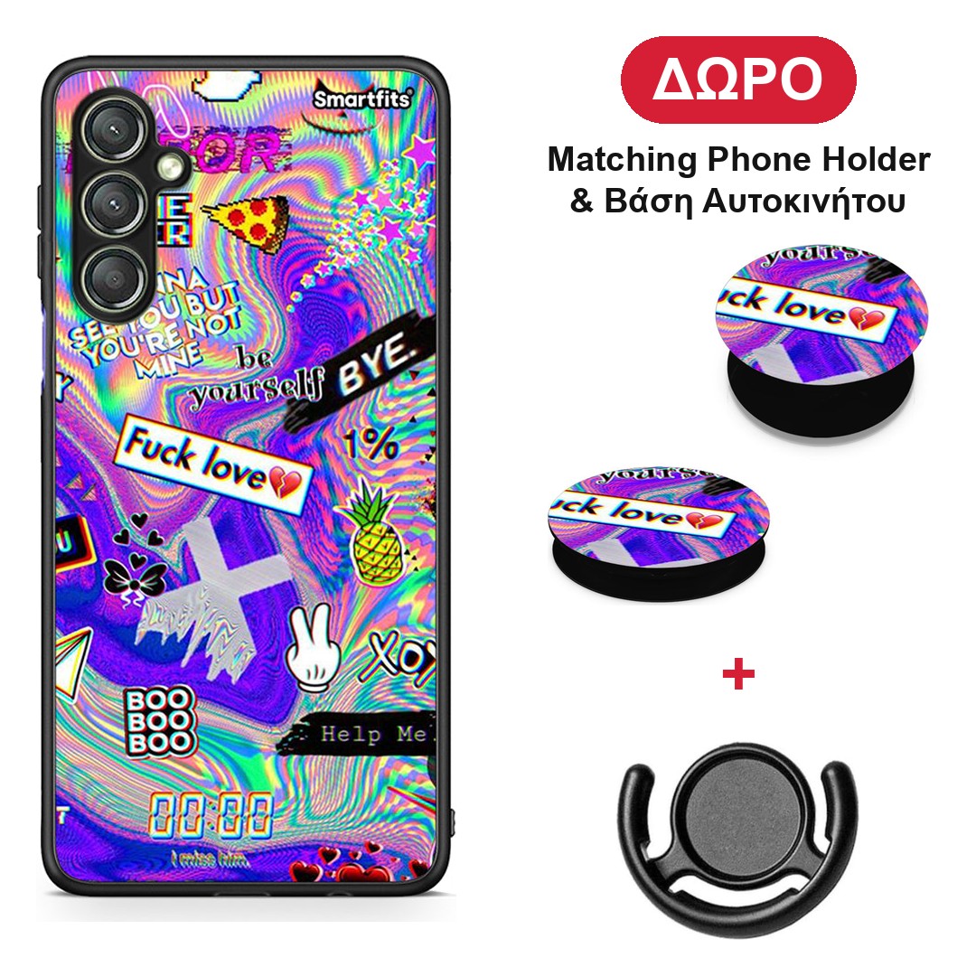 Game Over - Samsung Galaxy A24 4G θήκη + Δώρο Phone Holder & Βάση Αυτοκινήτου