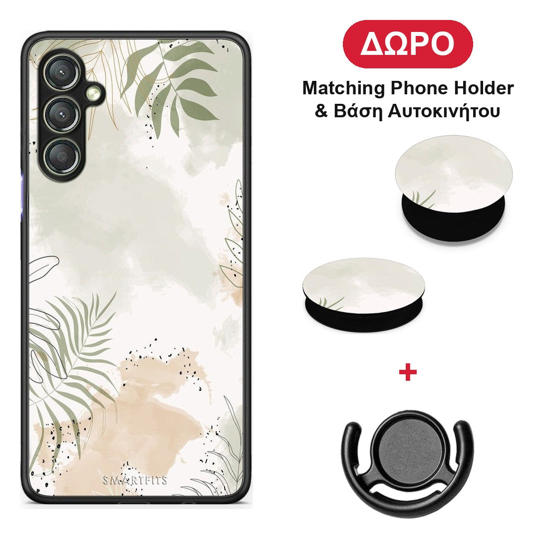 Nude Plants - Samsung Galaxy A24 4G θήκη + Δώρο Phone Holder & Βάση Αυτοκινήτου