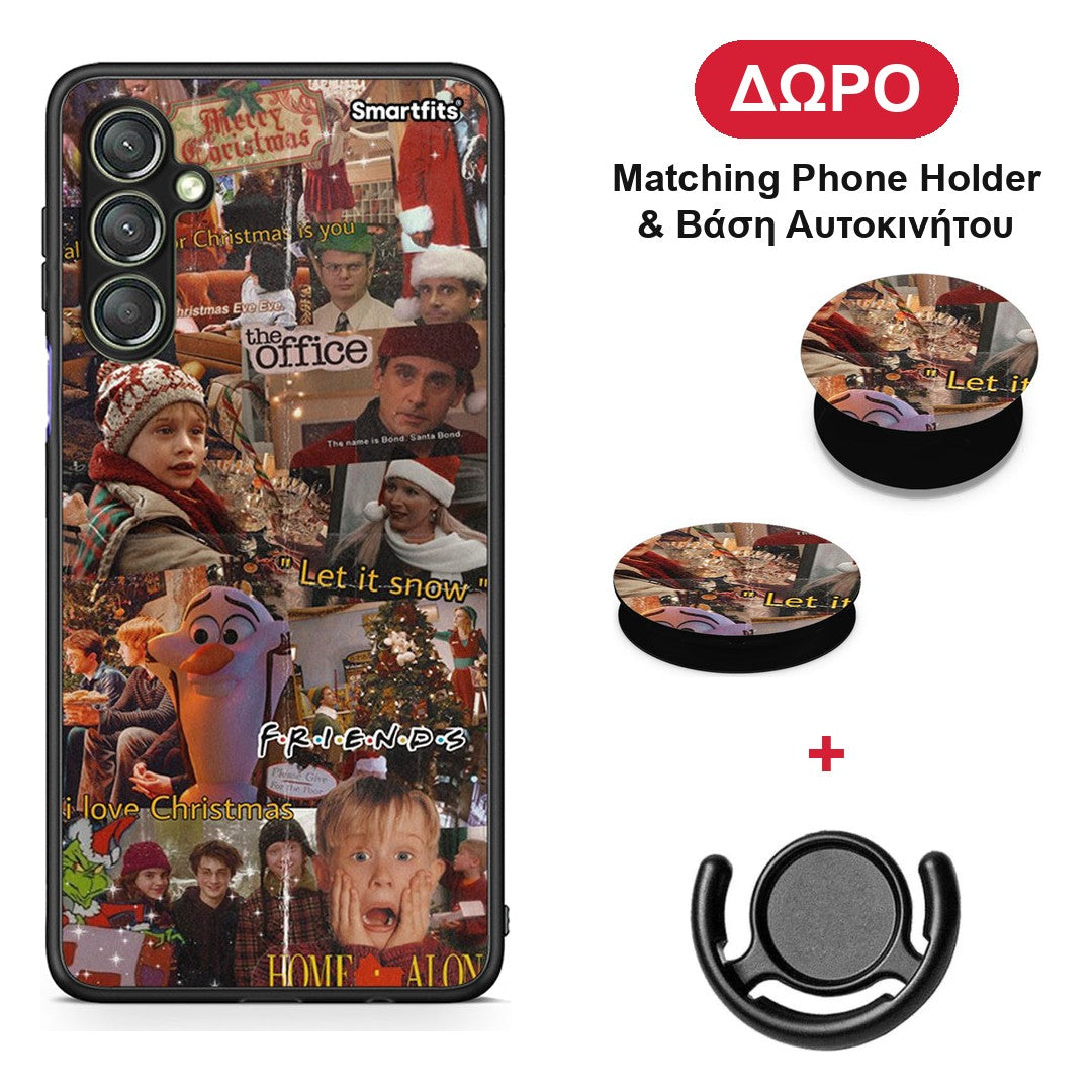 Xmas Wishes - Samsung Galaxy A24 4G θήκη + Δώρο Phone Holder & Βάση Αυτοκινήτου