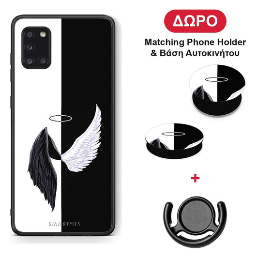 Angels Demons - Samsung Galaxy A31 θήκη + Δώρο Phone Holder & Βάση Αυτοκινήτου