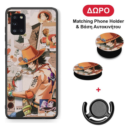 Anime Collage - Samsung Galaxy A31 θήκη + Δώρο Phone Holder & Βάση Αυτοκινήτου