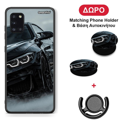Black BMW - Samsung Galaxy A31 θήκη + Δώρο Phone Holder & Βάση Αυτοκινήτου