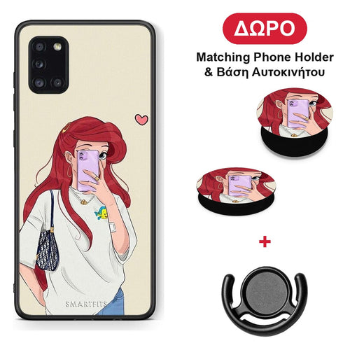 Walking Mermaid - Samsung Galaxy A31 θήκη + Δώρο Phone Holder & Βάση Αυτοκινήτου