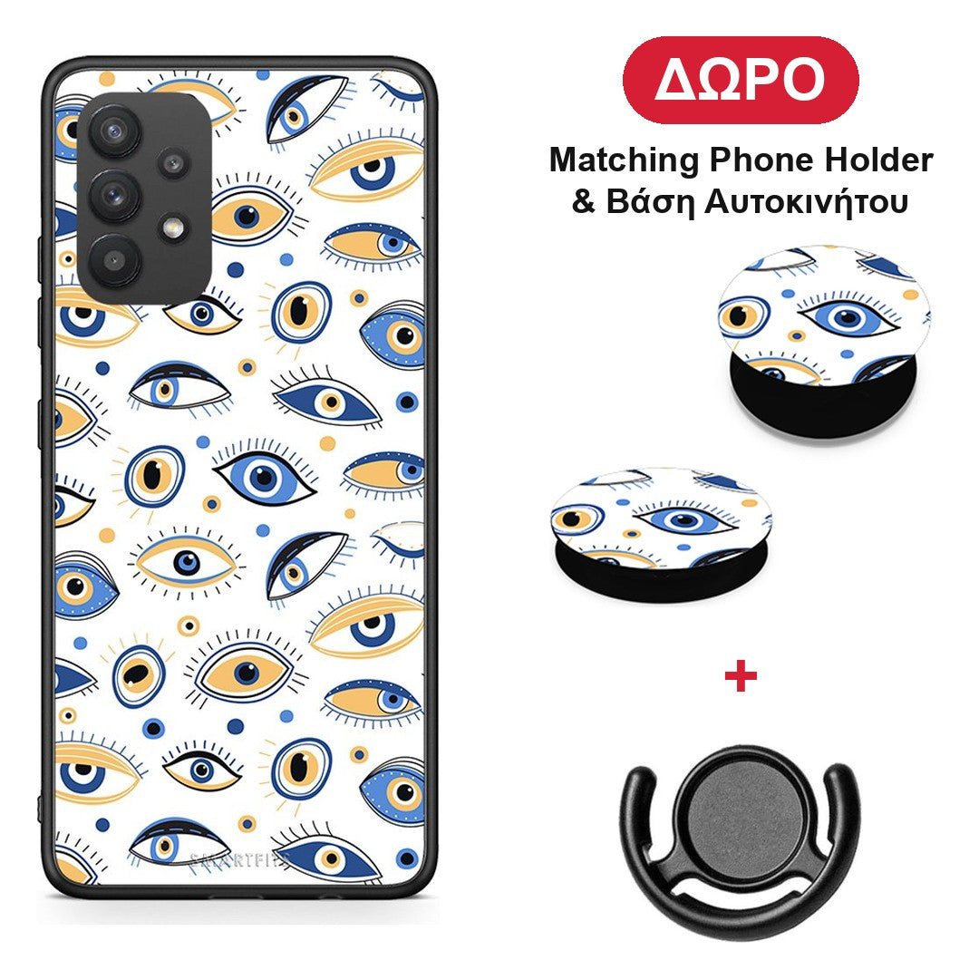 Ftou Ftou - Samsung Galaxy A32 4G θήκη + Δώρο Phone Holder & Βάση Αυτοκινήτου