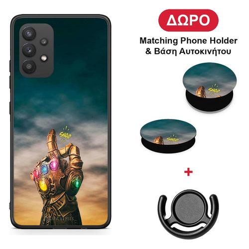 Infinity Snap - Samsung Galaxy A32 4G θήκη + Δώρο Phone Holder & Βάση Αυτοκινήτου