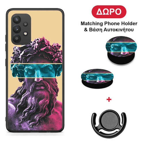 Zeus Art - Samsung Galaxy A32 4G θήκη + Δώρο Phone Holder & Βάση Αυτοκινήτου