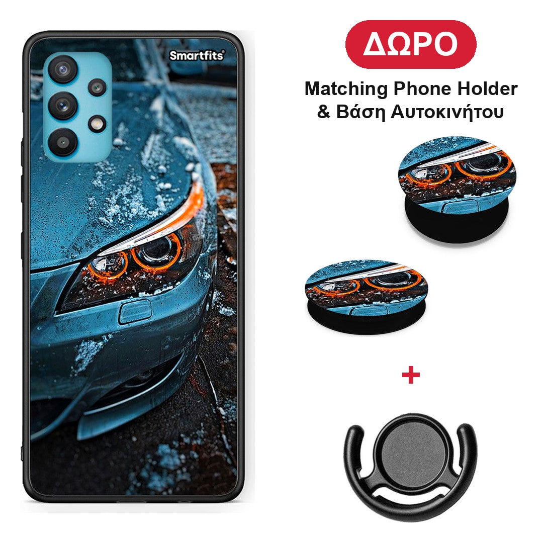 Bmw E60 - Samsung Galaxy A32 5G θήκη + Δώρο Phone Holder & Βάση Αυτοκινήτου
