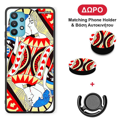 Card Love - Samsung Galaxy A32 5G θήκη + Δώρο Phone Holder & Βάση Αυτοκινήτου