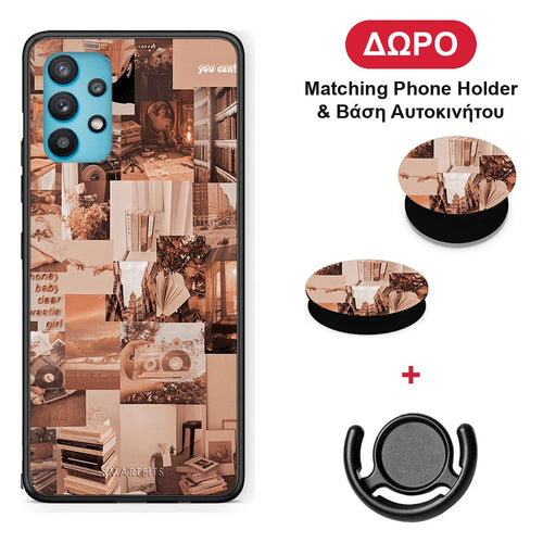 Collage You Can - Samsung Galaxy A32 5G θήκη + Δώρο Phone Holder & Βάση Αυτοκινήτου