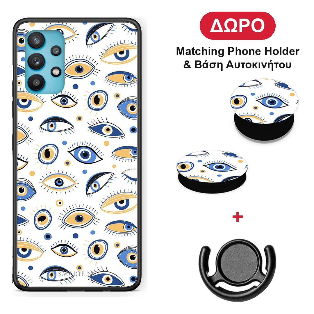 Ftou Ftou - Samsung Galaxy A32 5G θήκη + Δώρο Phone Holder & Βάση Αυτοκινήτου