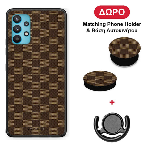 Designer Glamour - Samsung Galaxy A32 5G θήκη + Δώρο Phone Holder & Βάση Αυτοκινήτου