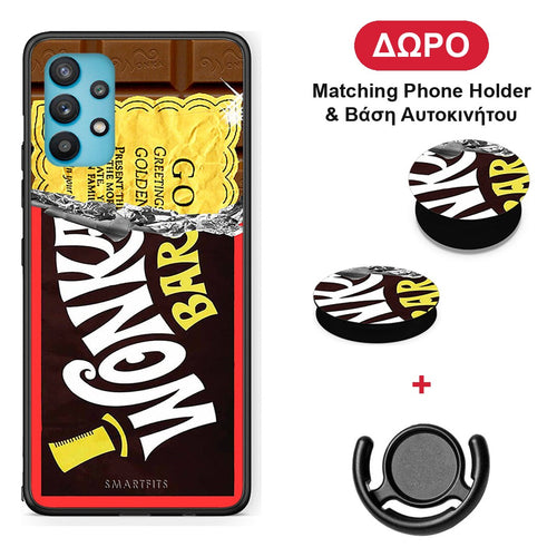Golden Ticket - Samsung Galaxy A32 5G θήκη + Δώρο Phone Holder & Βάση Αυτοκινήτου