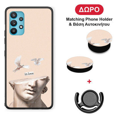 In Love - Samsung Galaxy A32 5G θήκη + Δώρο Phone Holder & Βάση Αυτοκινήτου