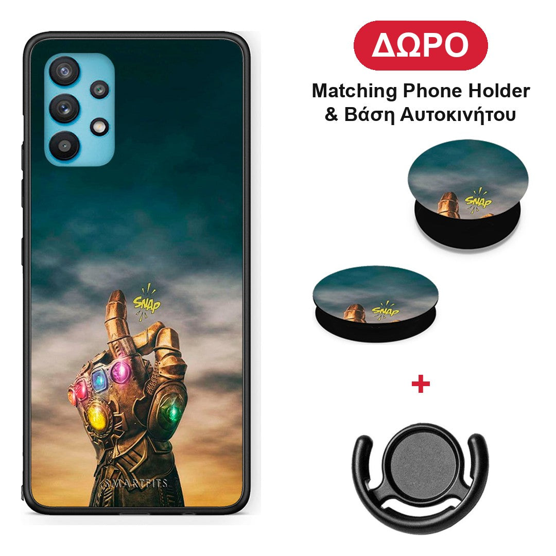 Infinity Snap - Samsung Galaxy A32 5G θήκη + Δώρο Phone Holder & Βάση Αυτοκινήτου