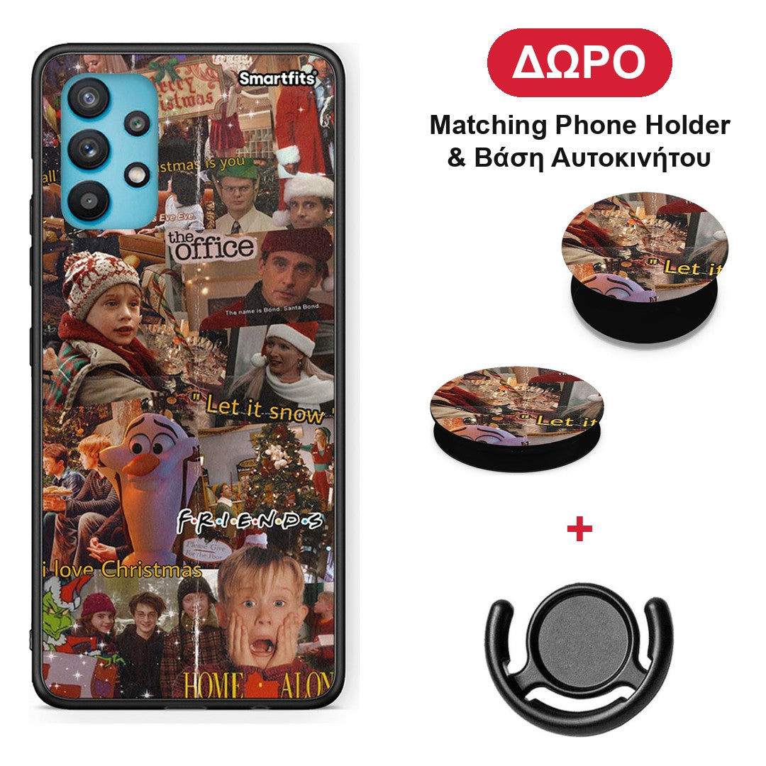 Xmas Wishes - Samsung Galaxy A32 5G θήκη + Δώρο Phone Holder & Βάση Αυτοκινήτου