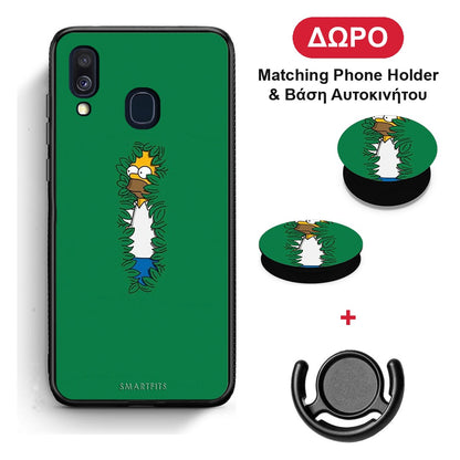 Bush Man - Samsung Galaxy A40 θήκη + Δώρο Phone Holder & Βάση Αυτοκινήτου