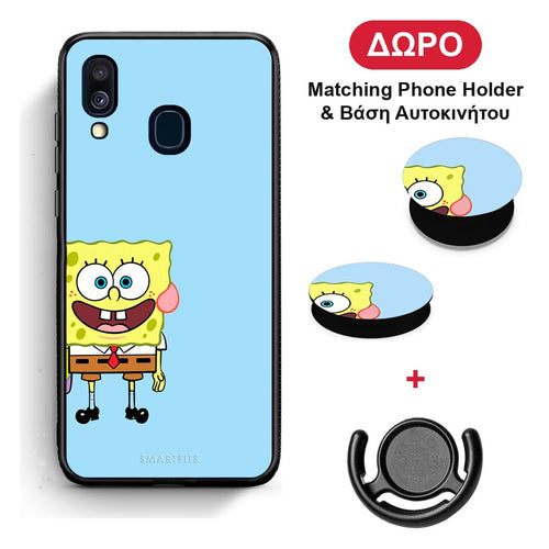 Friends Bob - Samsung Galaxy A40 θήκη + Δώρο Phone Holder & Βάση Αυτοκινήτου