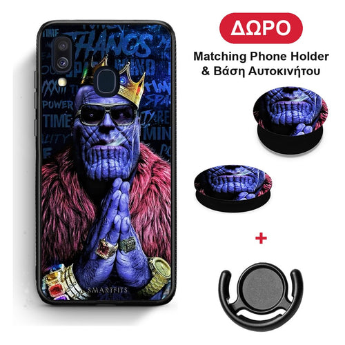 PopArt Thanos - Samsung Galaxy A40 θήκη + Δώρο Phone Holder & Βάση Αυτοκινήτου
