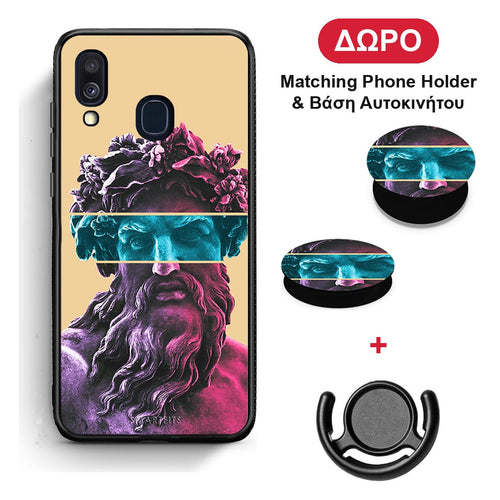 Zeus Art - Samsung Galaxy A40 θήκη + Δώρο Phone Holder & Βάση Αυτοκινήτου