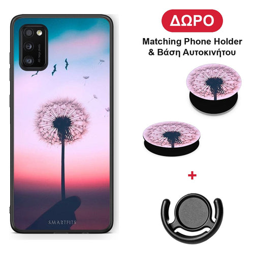 Boho Wish - Samsung Galaxy A41 θήκη + Δώρο Phone Holder & Βάση Αυτοκινήτου