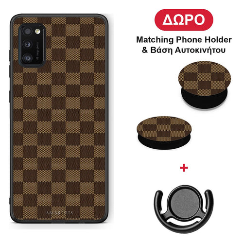 Designer Glamour - Samsung Galaxy A41 θήκη + Δώρο Phone Holder & Βάση Αυτοκινήτου