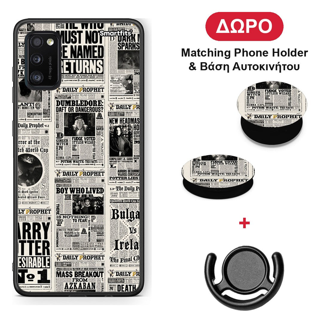 Harry Paper - Samsung Galaxy A41 θήκη + Δώρο Phone Holder & Βάση Αυτοκινήτου