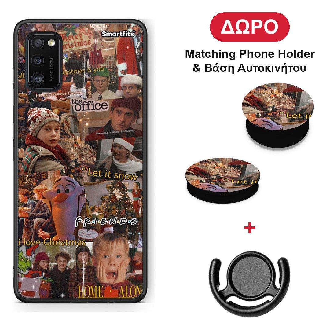 Xmas Wishes - Samsung Galaxy A41 θήκη + Δώρο Phone Holder & Βάση Αυτοκινήτου